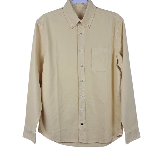 NWOT TAYLOR STITCH 38 The Jack Shirt in Sesame Oxford Organic Cotton